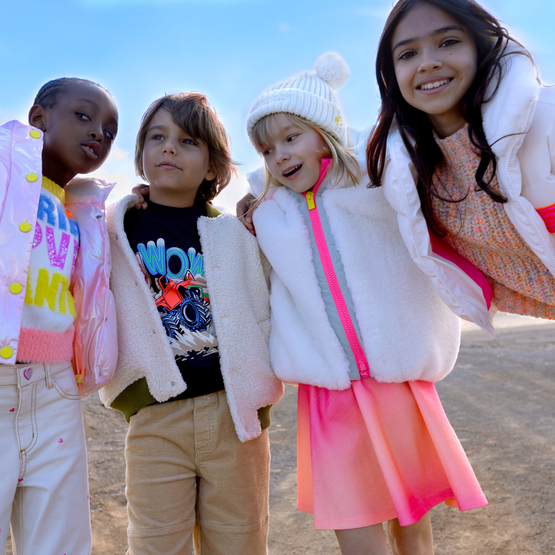 Pantalon coton avec coeurs BILLIEBLUSH 
                        FILLE