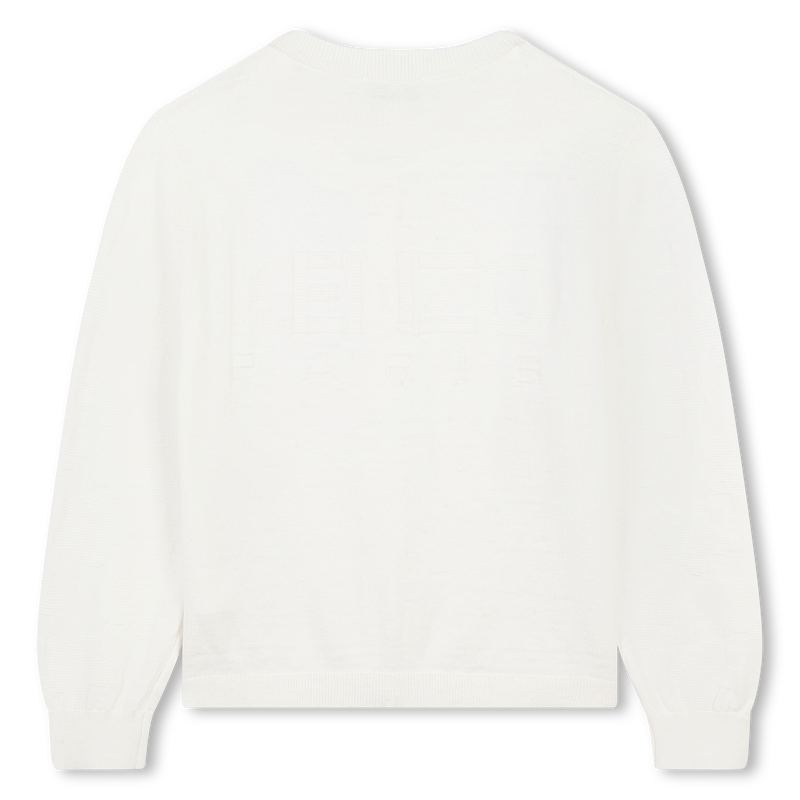 Cardigan boutonné uni KENZO KIDS 
                    FILLE