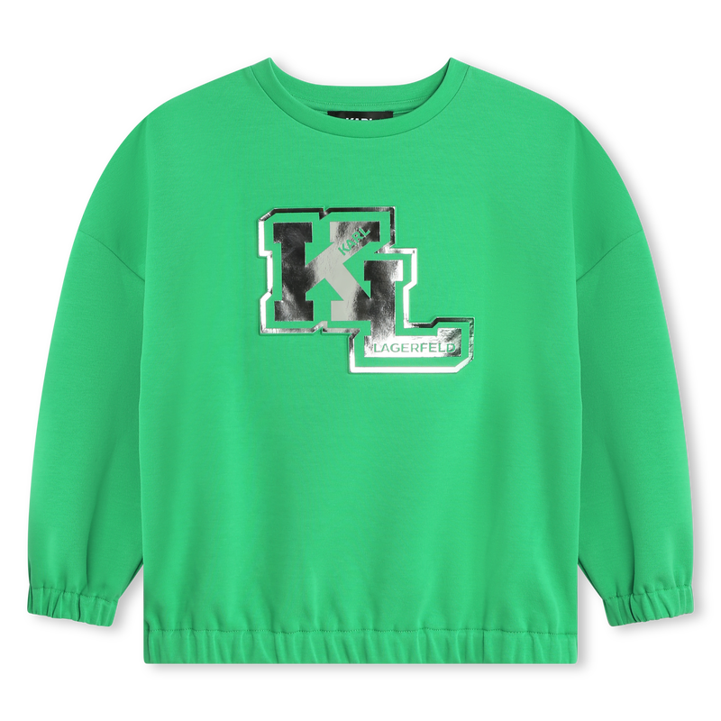 Sweat-shirt avec sigle embossé KARL LAGERFELD KIDS 
                    FILLE