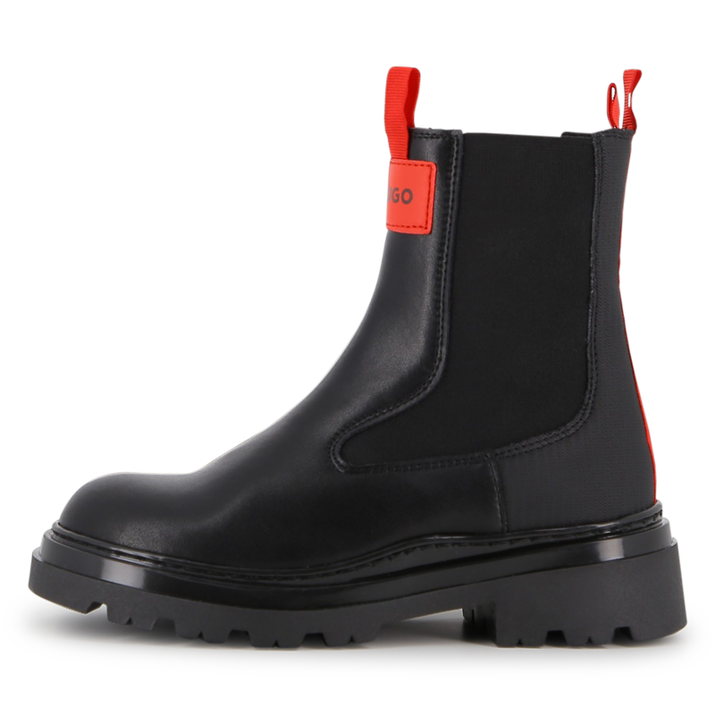 Bottines en cuir de vachette Hugo 
                    FILLE