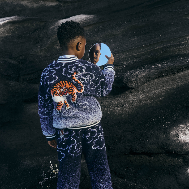 Veste en polaire duveteuse KENZO KIDS 
                    UNISEXE
