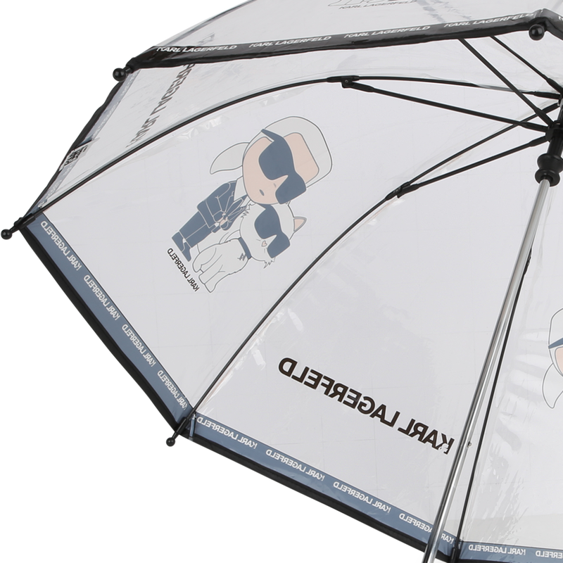 Parapluie transparent imprimé KARL LAGERFELD KIDS 
                    FILLE