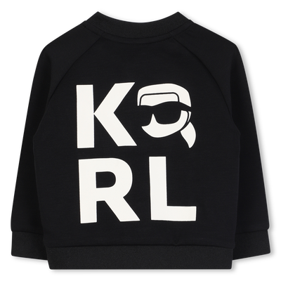 Cardigan bi-matières KARL LAGERFELD KIDS GARCON