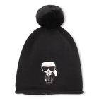 Bonnet tricot KARL LAGERFELD KIDS 
                    FILLE