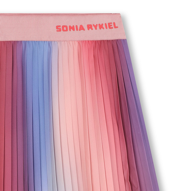 Jupe plissée et imprimée SONIA RYKIEL 
                    FILLE