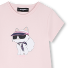Robe manches courtes KARL LAGERFELD KIDS 
                    FILLE