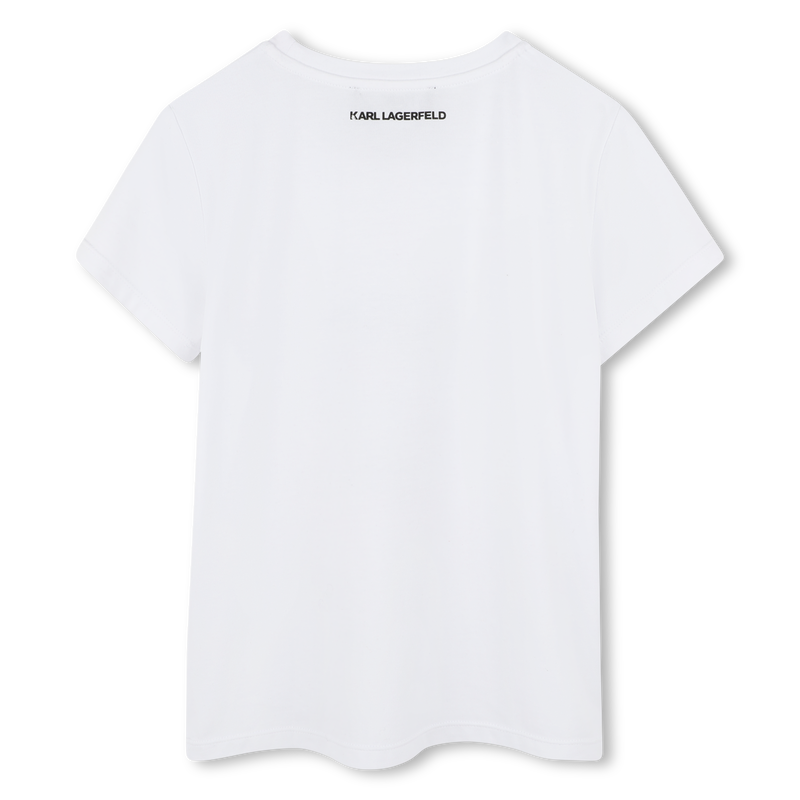 T-shirt avec imprim&eacute; KARL LAGERFELD KIDS 
                        FILLE