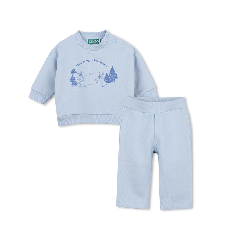 Ensemble cardigan et pantalon KENZO KIDS 
                        GARCON