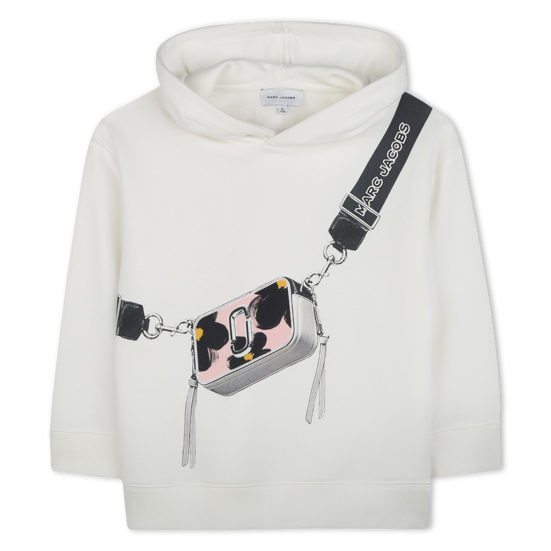 Sweat-shirt à capuche molleton THE MARC JACOBS 
                    FILLE