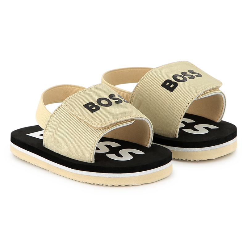 Claquettes avec fermeture par bandes auto aggripan BOSS 
                    GARCON