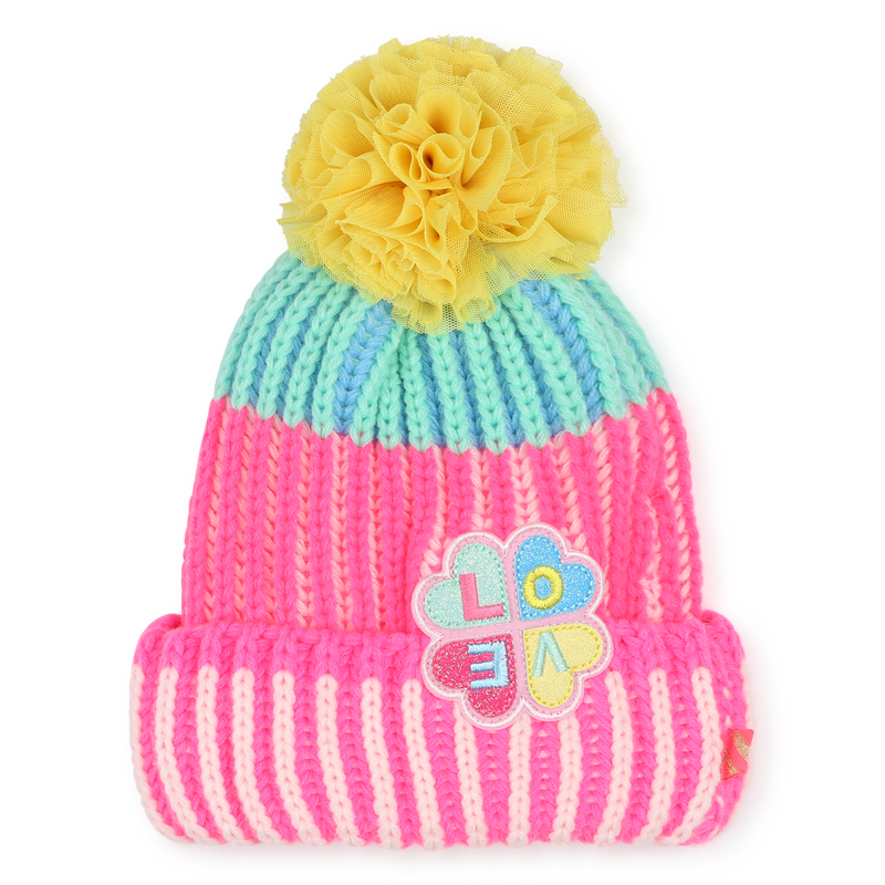 Bonnet en côtes multicolores BILLIEBLUSH 
                    FILLE