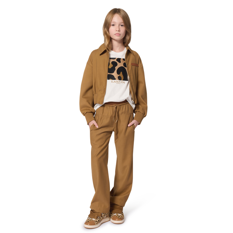 Tee-shirt imprim&eacute; &agrave; manches courtes LANVIN 
                        FILLE