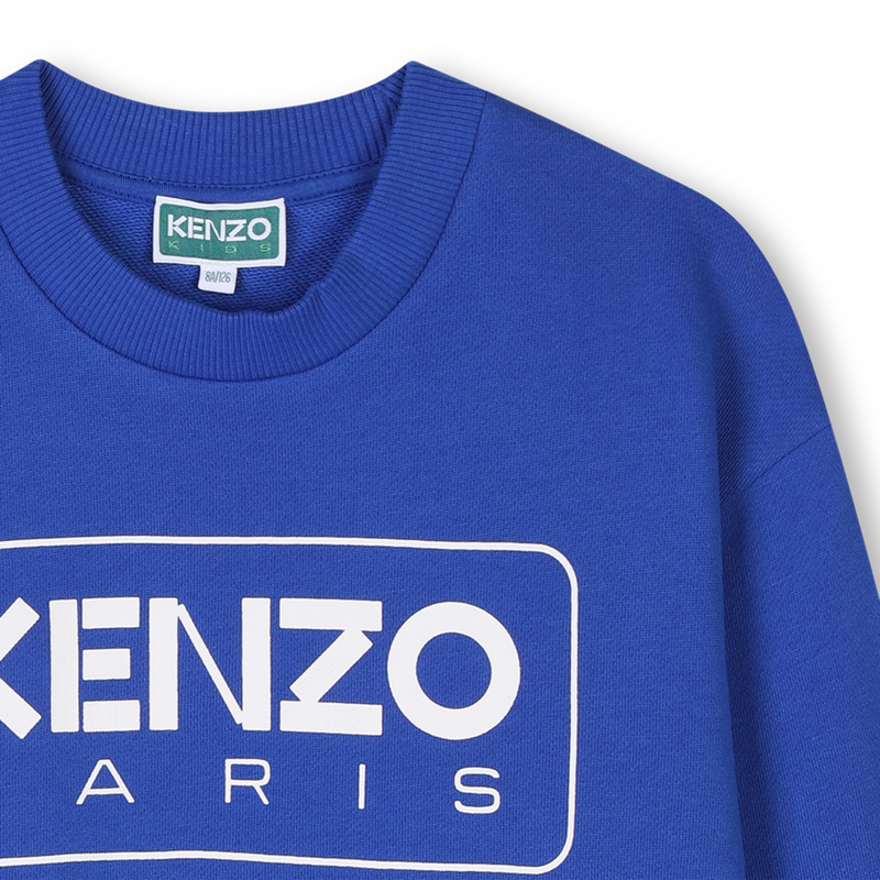 Sweat-shirt molletonné coton KENZO KIDS 
                    GARCON