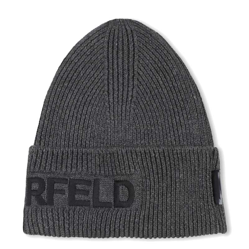 Ensemble bonnet + tour de cou tricot KARL LAGERFELD KIDS 
                    GARCON