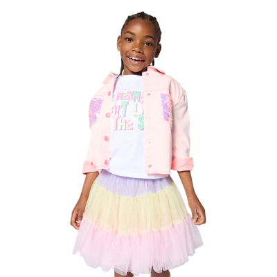 JUPON EN TULLE PAILLETÉ BILLIEBLUSH FILLE