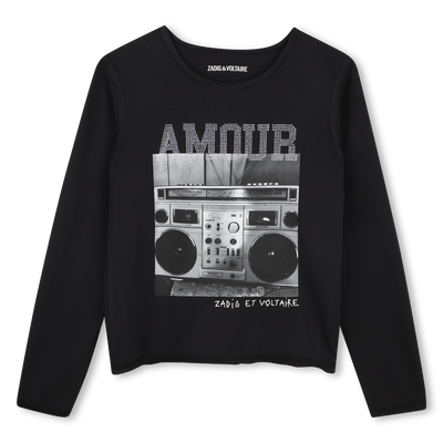 Tee-shirt manches longues ZADIG & VOLTAIRE FILLE