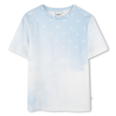 T-shirt imprim&eacute; BOSS GARCON