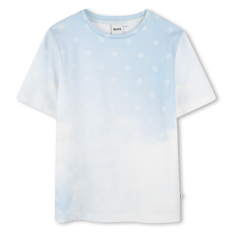 T-shirt imprim&eacute; BOSS 
                        GARCON