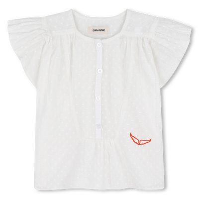 BLOUSE MANCHES COURTES ZADIG & VOLTAIRE FILLE