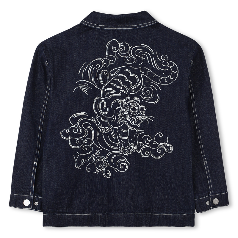 Veste avec fermeture pressionnée KENZO KIDS 
                    GARCON