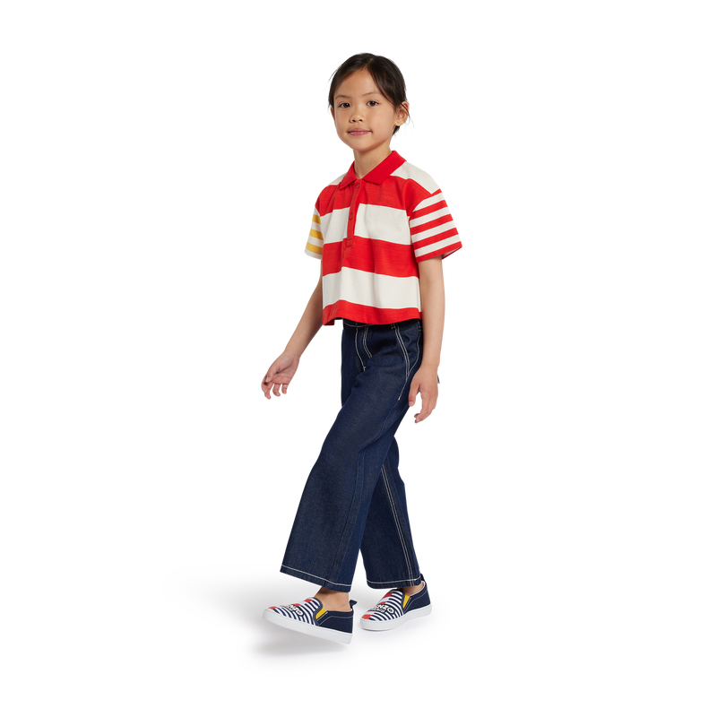 Baskets à rayures imprimées KENZO KIDS 
                    UNISEXE