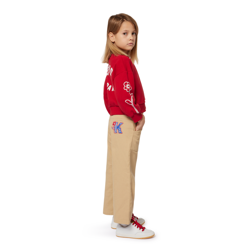 Baskets en cuir avec lacets KENZO KIDS 
                    UNISEXE