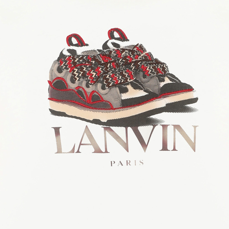 T-shirt avec imprimé baskets LANVIN 
                    GARCON
