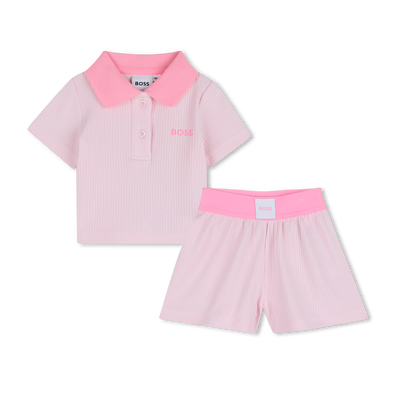 ENSEMBLE POLO + SHORT BOSS FILLE