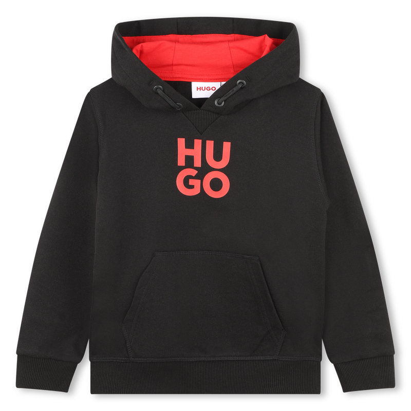 Sweat-shirt à capuche et poche Hugo 
                    GARCON