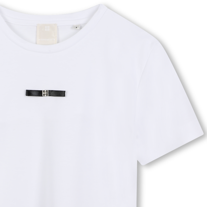 T-shirt à noeud en satin GIVENCHY 
                    FILLE