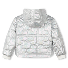 Doudoune m&eacute;tallis&eacute;e &agrave; capuche BILLIEBLUSH 
                    FILLE