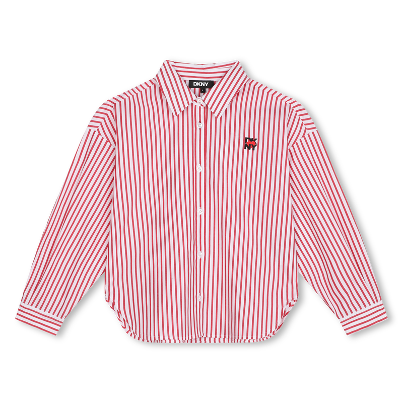 Chemise rayée imprimée DKNY 
                    FILLE