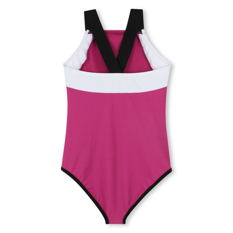 Maillot 1 pièce tricolore DKNY 
                    FILLE