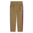 Pantalon avec bandes ray&eacute;es KARL LAGERFELD KIDS 
                    FILLE