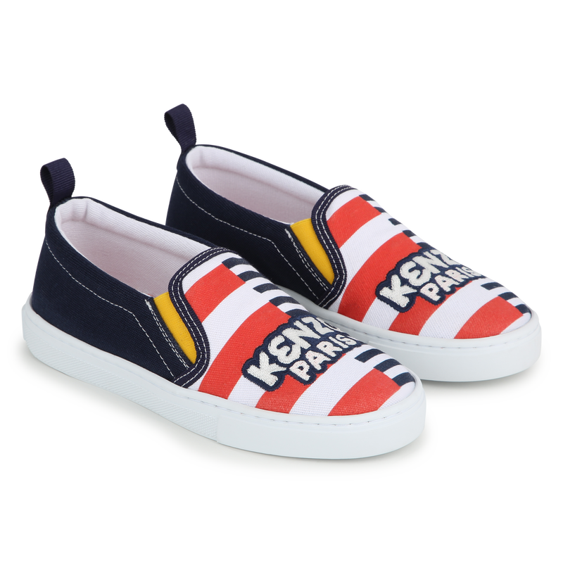 Baskets à rayures imprimées KENZO KIDS 
                    UNISEXE