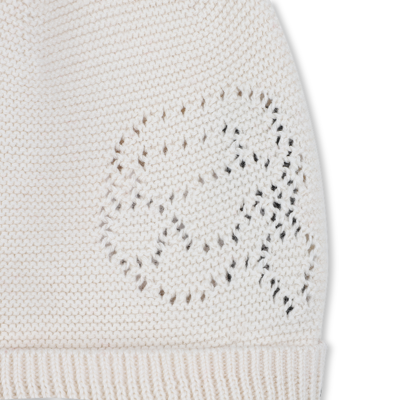 Bonnet tricot avec pompon KARL LAGERFELD KIDS 
                    UNISEXE