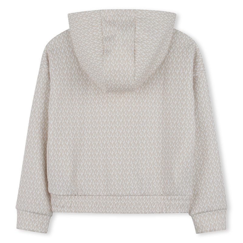 SWEAT ZIPP&Eacute; &Agrave; CAPUCHE MICHAEL KORS 
                        FILLE