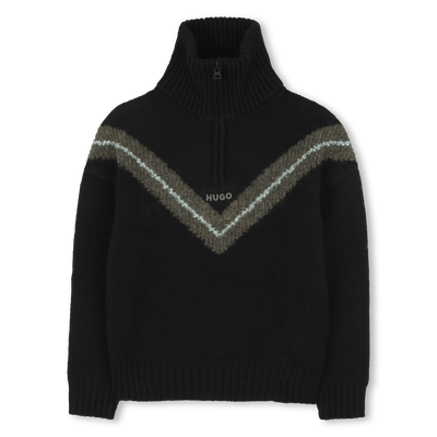 Pull avec col zippé montant Hugo GARCON
