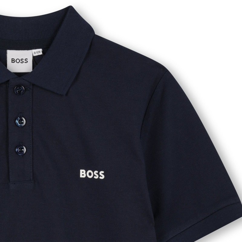 Polo avec logo BOSS 
                        GARCON
