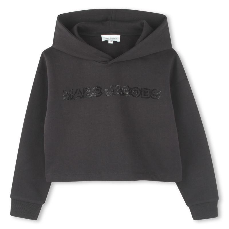 Sweat-shirt court molletonn&eacute; MARC JACOBS 
                        FILLE