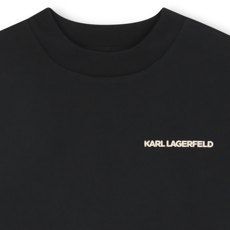 T-shirt en jersey coton lourd KARL LAGERFELD KIDS 
                    GARCON