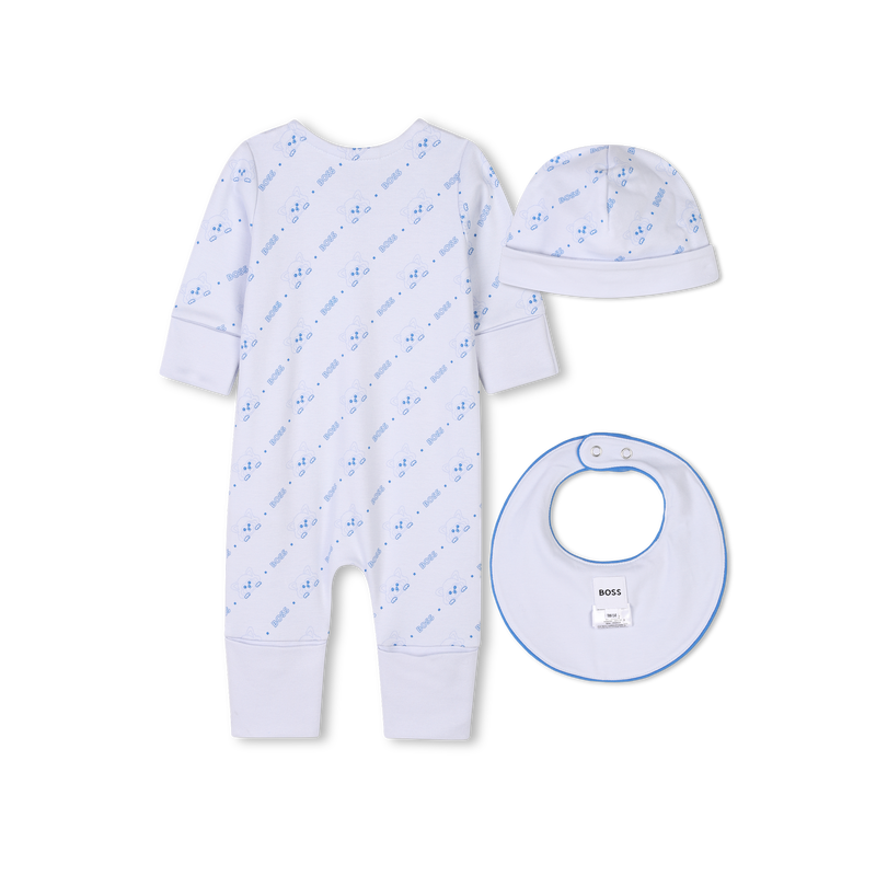 Ensemble pyjama, bonnet et bavoir BOSS 
                    GARCON