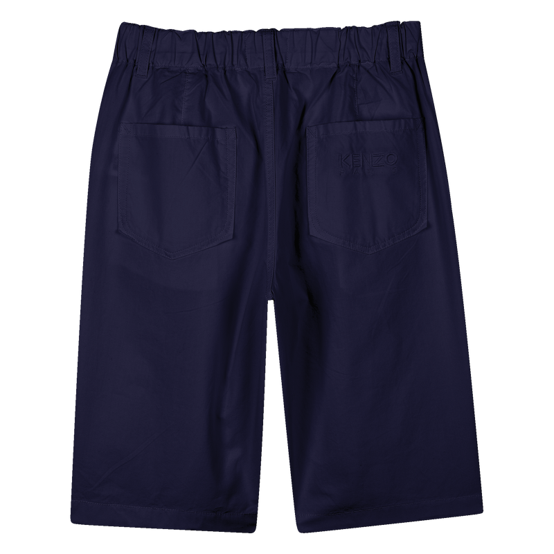 Bermuda en coton uni KENZO KIDS 
                    GARCON