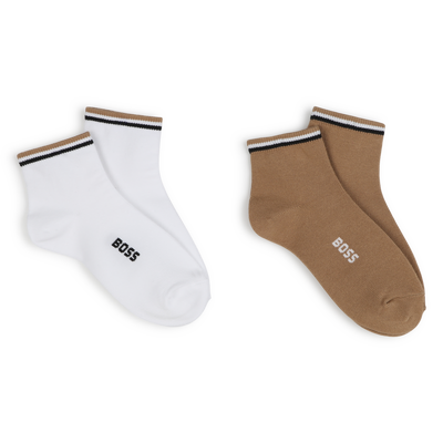 Lot de 2 paires de chaussettes basses BOSS GARCON