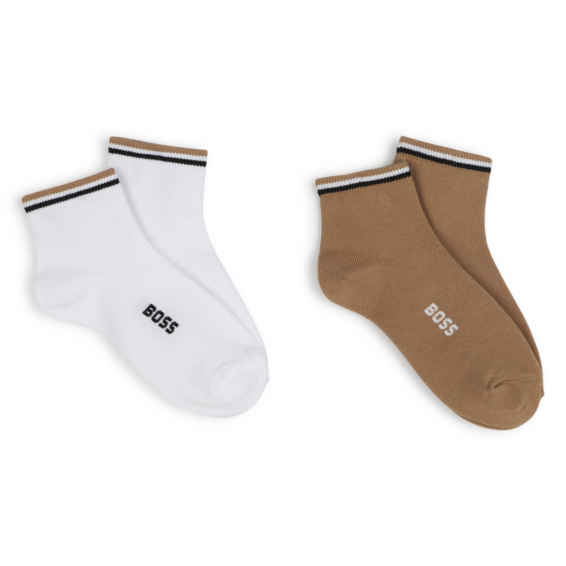 Lot de 2 paires de chaussettes basses BOSS 
                        GARCON