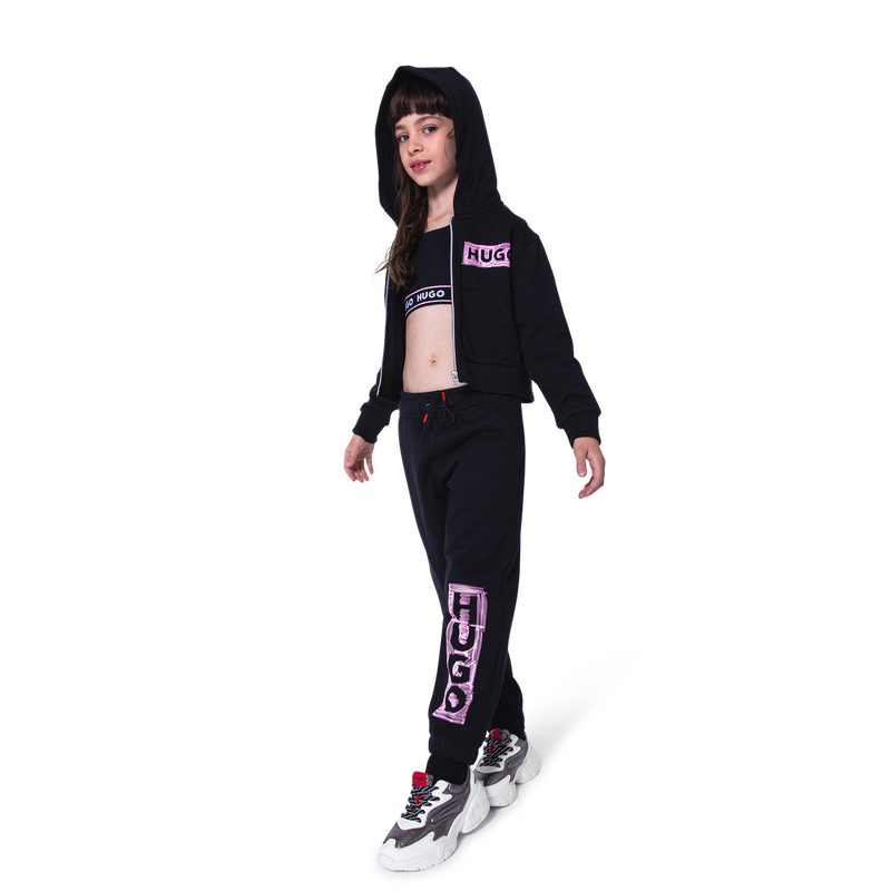 Cardigan de jogging molletonné Hugo 
                    FILLE
