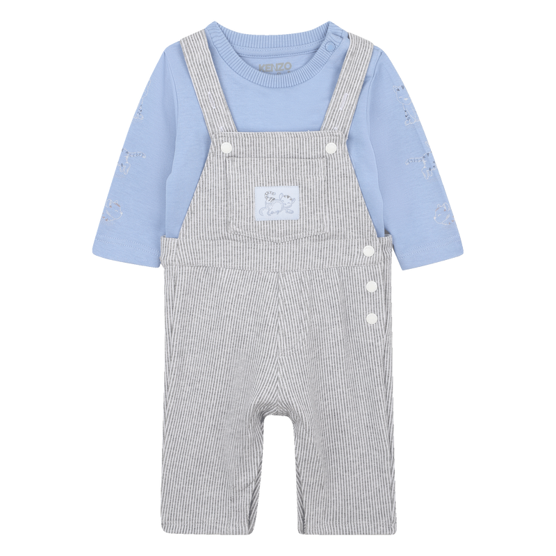 Ensemble tee-shirt + salopette KENZO KIDS 
                    GARCON