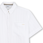 Chemise en tissu leger gaufr&eacute; BOSS 
                    FILLE