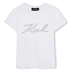 T-shirt &agrave; manches courtes KARL LAGERFELD KIDS 
                    FILLE