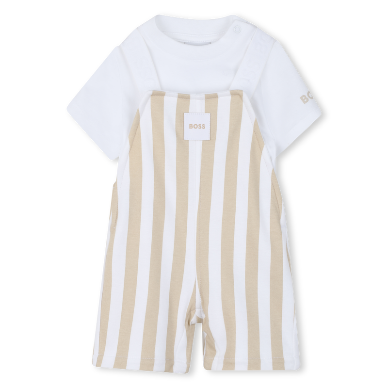 ENSEMBLE SALOPETTE + TEE-SHIRT BOSS 
                        GARCON